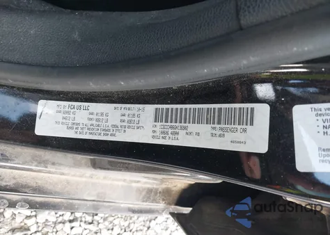 2016 Chrysler 200 Limited from USA, damaged, VIN 1C3CCCAB6GN136902